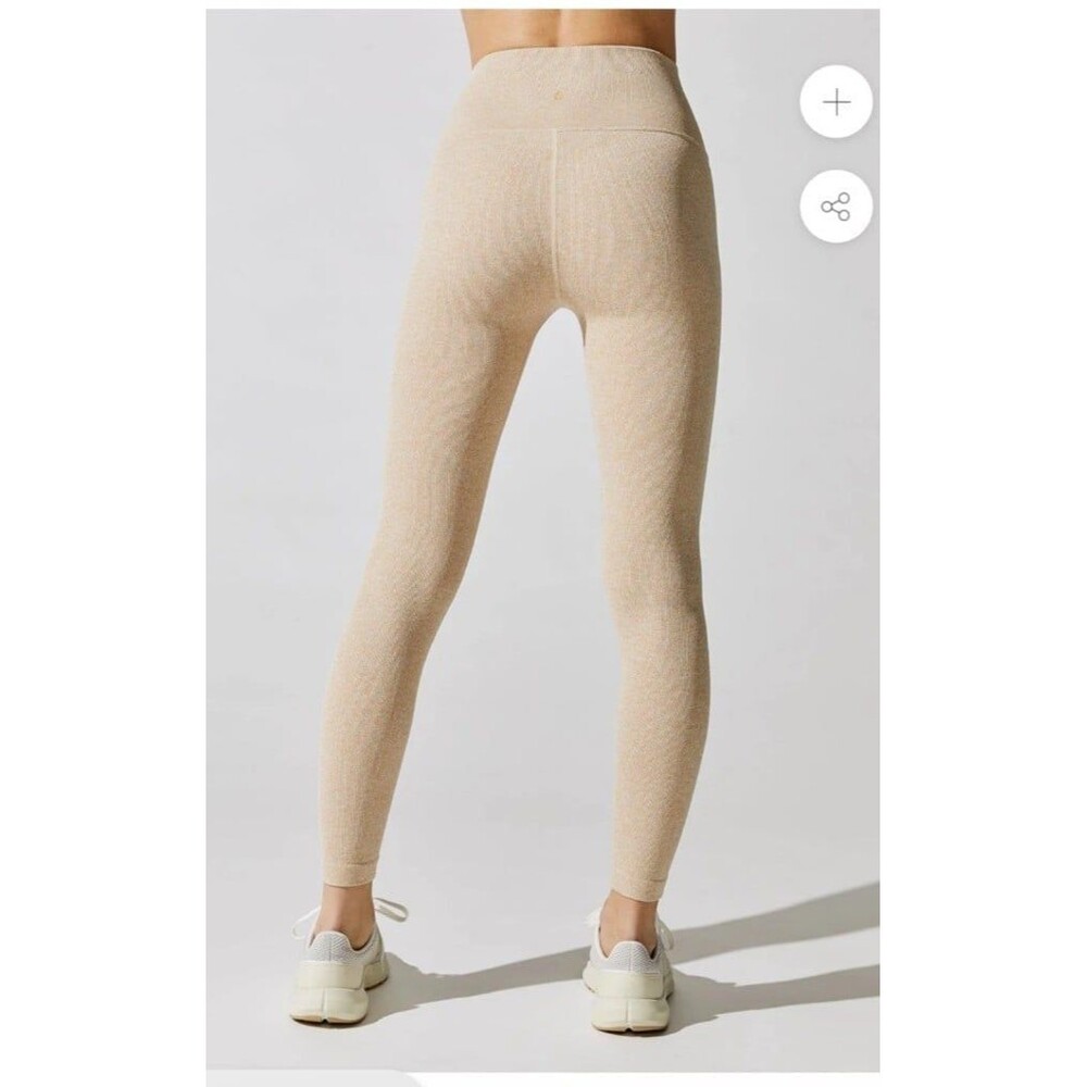 Love Sculpt Heather Seamless Ribbed Leggings XS/S - Picture 2 of 11